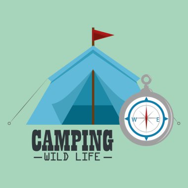 çadır ile yaban hayatı kamp