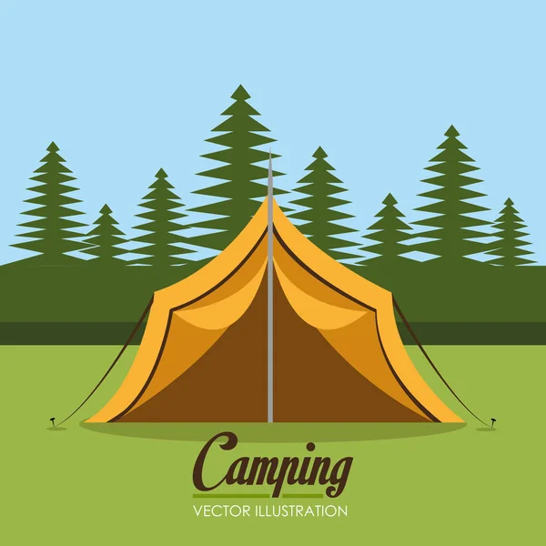 çadır sahne ile kamp bölgesi