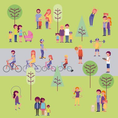 insanlar Parkı ve şehir