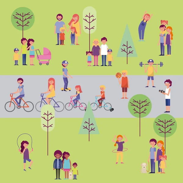 insanlar Parkı ve şehir