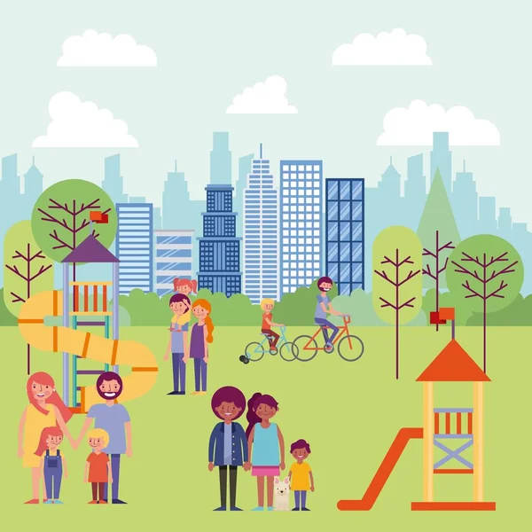 insanlar Parkı ve şehir