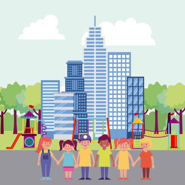 insanlar Parkı ve şehir