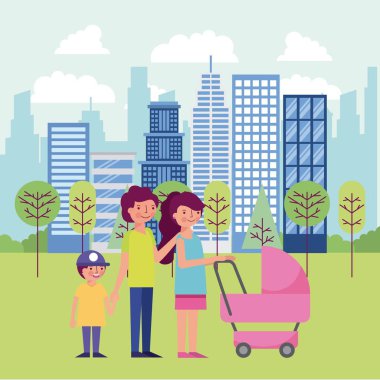 insanlar Parkı ve şehir