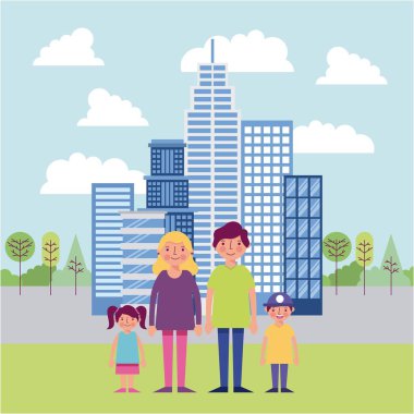 insanlar Parkı ve şehir