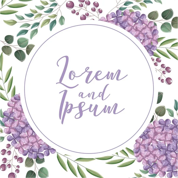 çiçek düğün kartı