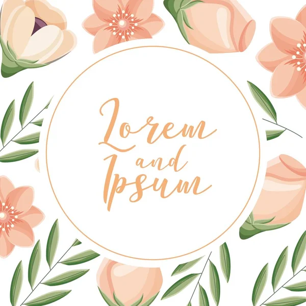 çiçek düğün kartı