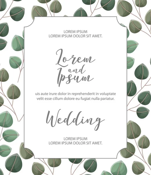 çiçek düğün kartı