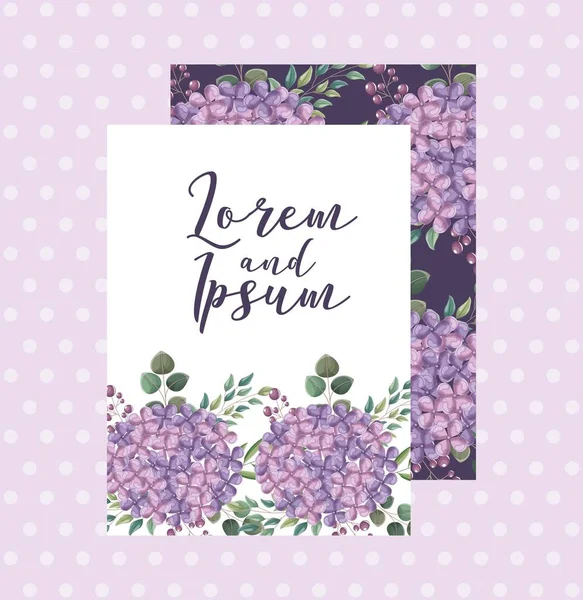 Ortanca çiçek dekorasyon çiçek düğün kart tebrik