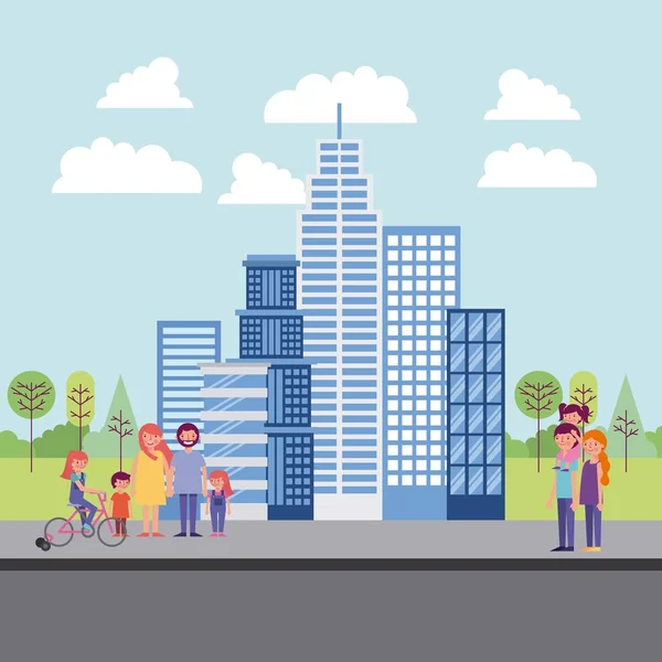 insanlar Parkı ve şehir