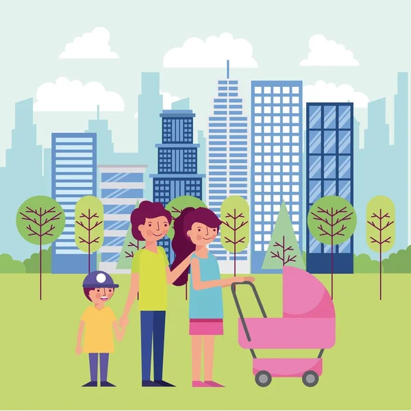 insanlar Parkı ve şehir