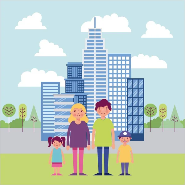 insanlar Parkı ve şehir