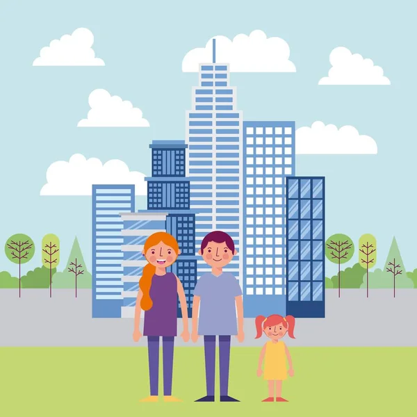 insanlar Parkı ve şehir