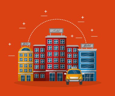 Lüks Otel taksi bina konaklama