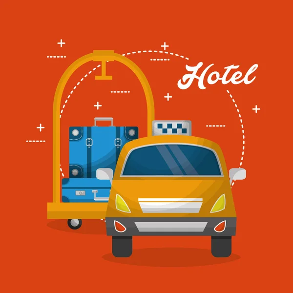 hotel luggage trolley taxi service