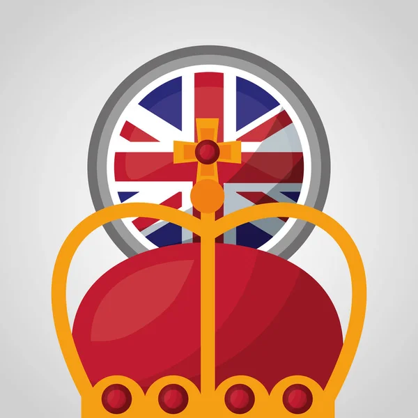 United kingdom country flag — Stock Vector