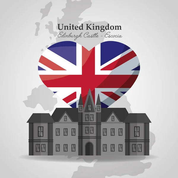 Verenigd Koninkrijk land vlag — Stockvector