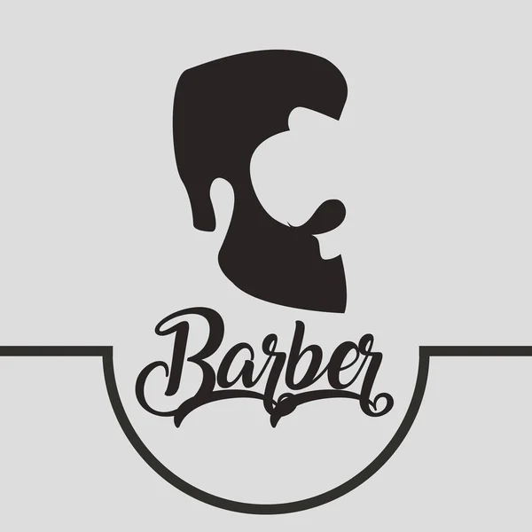Baber shop design — Stock Vector