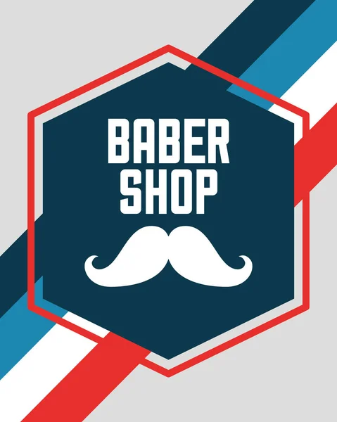 Baber tienda de diseño — Archivo Imágenes Vectoriales