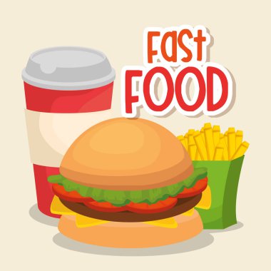Fast food restoran menü
