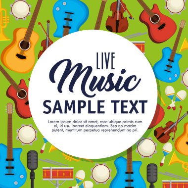 müzik aletleri Icons set