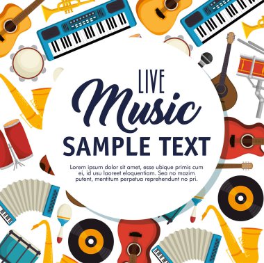 müzik aletleri Icons set