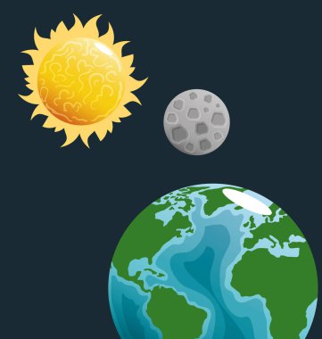 Uzayda bir dünya gezegeni