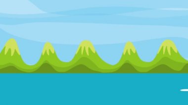 Peyzaj dağlar doğa gökyüzü göl