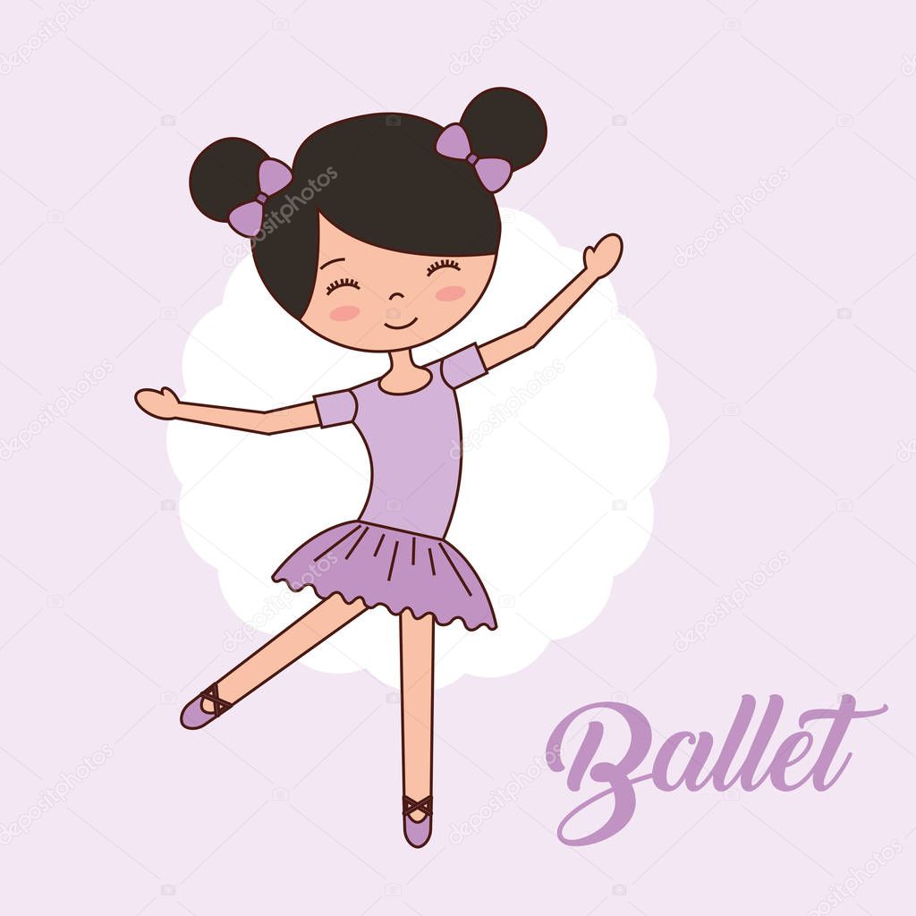 beautiful ballerinas ballet cartoon character