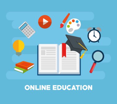 Hatta eğitim Icons set