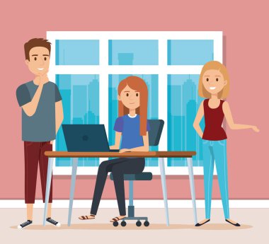 Gençler işyeri sahnesinde