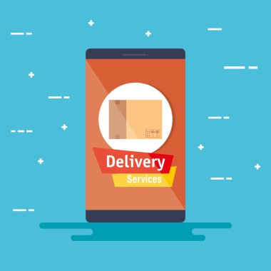 app teslim hizmeti ile Smartphone