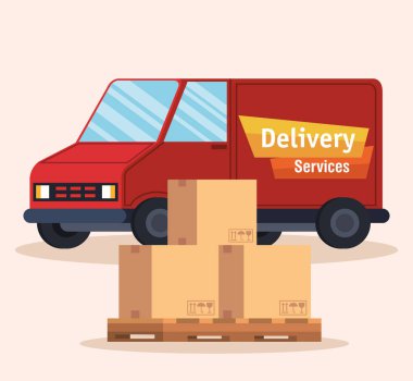 kamyon Teslimat Servisi simgesini