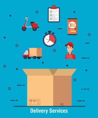 kutusu teslim service simgesini
