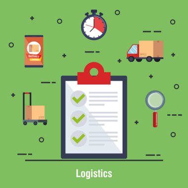 Denetim listesi teslim service simgesini