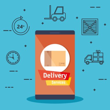 app teslim hizmeti ile Smartphone