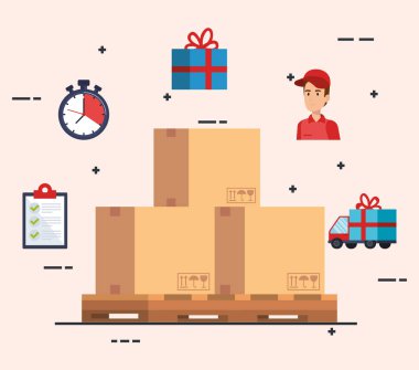 kutusu teslim service simgesini