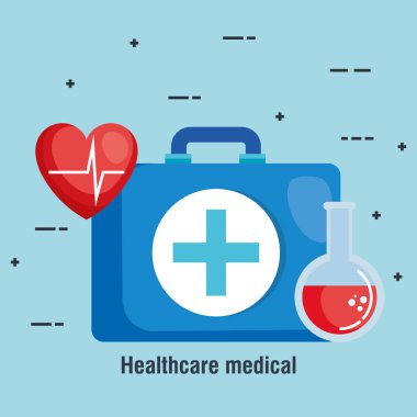 sağlık tıbbi takım simgeleri