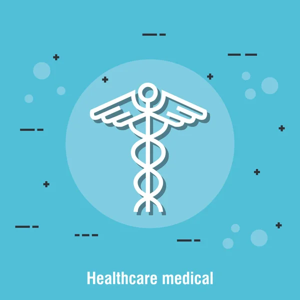 Apotheke Gesundheitswesen medizinische Ikone — Stockvektor