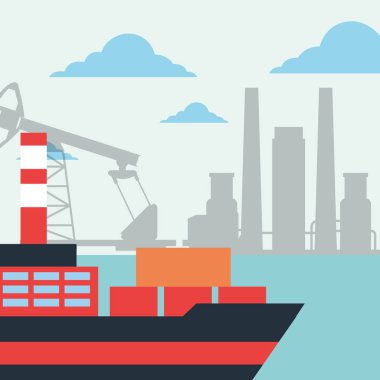 tanker gemi taşıma rafineri petrol sanayi