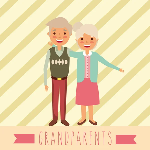 Grandparents day card — Stock Vector