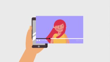 Smartphone ile viral el