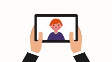 Ellerini tutar tablet viral içerik