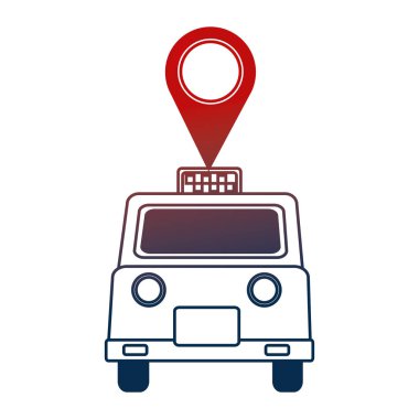 taksi hizmeti genel PIN harita konumu