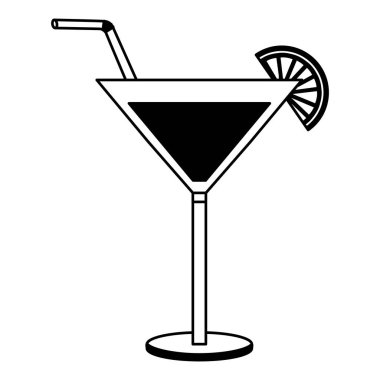 kokteyl cam içki alkol limon saman