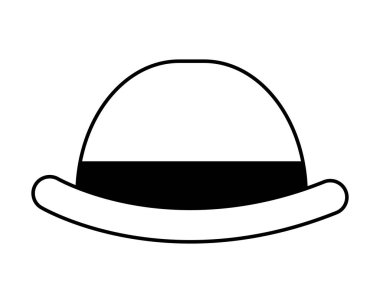 İngilizce melon şapka zarif aksesuar