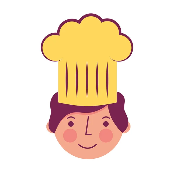 Kuchař muž profesionální pracovník — Stockový vektor
