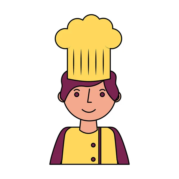 Ristorante chef avatar personaggio — Vettoriale Stock