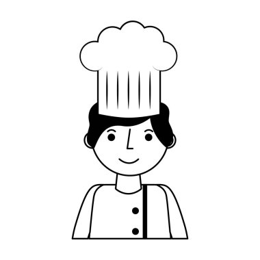 Restoran şefi avatar karakter