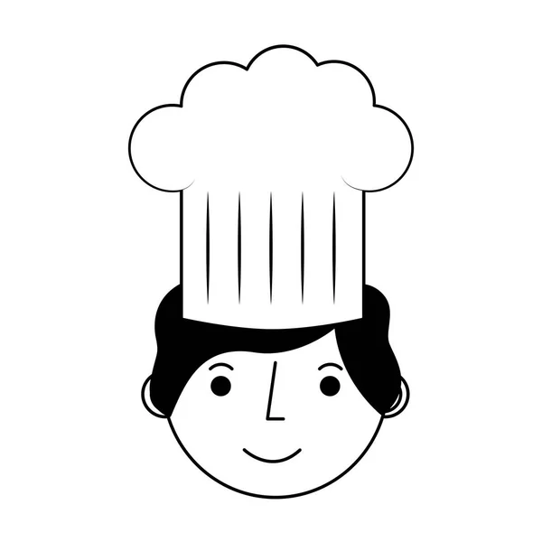 Restaurang köksmästare avatar tecken — Stock vektor