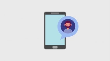 konuşma balonu insanlarda Smartphone